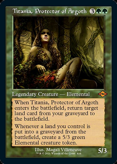 Titania, Protector of Argoth (Retro Frame) (Modern Horizons 2) Near Mint Foil