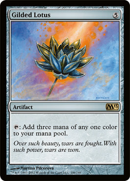 Gilded Lotus (Magic 2013 Core Set) Light Play