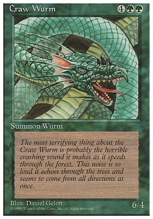 Craw Wurm (4th Edition) Heavy Play