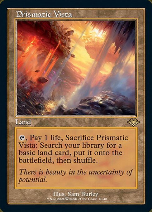 Prismatic Vista (Modern Horizons 1 Retro Frames) Near Mint Foil