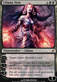 Liliana Vess (Lorwyn) Medium Play Foil