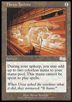 Thran Turbine (Urza's Saga) Medium Play