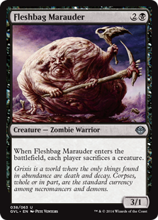 Fleshbag Marauder (Duel Decks Anthology: Garruk vs Liliana) Medium Play