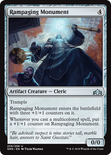 Rampaging Monument (Guilds of Ravnica) Near Mint