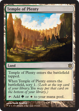 Temple of Plenty (Born of the Gods) Medium Play Foil
