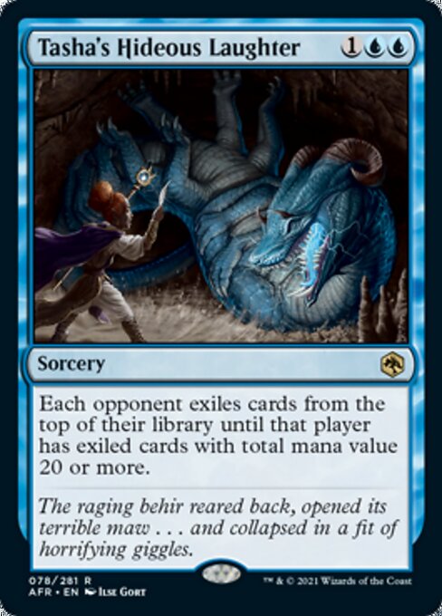 Tasha's Hideous Laughter (Adventures in the Forgotten Realms) Near Mint Foil