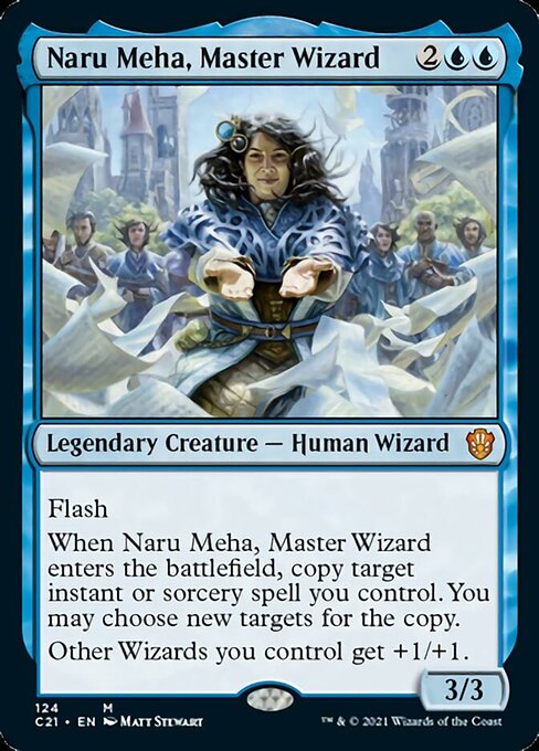 Naru Meha, Master Wizard (Commander 2021 Strixhaven) Near Mint