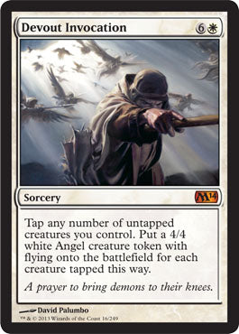 Devout Invocation (Magic 2014 Core Set) Light Play