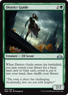 District Guide (Guilds of Ravnica) Light Play