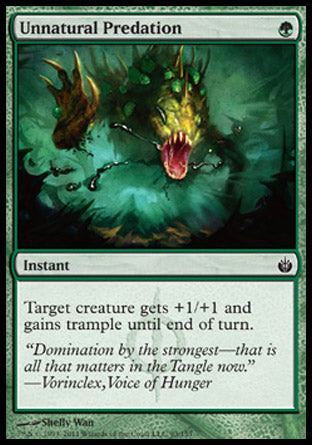 Unnatural Predation (Mirrodin Besieged) Medium Play