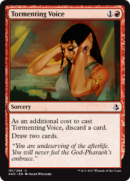 Tormenting Voice (Amonkhet) Medium Play