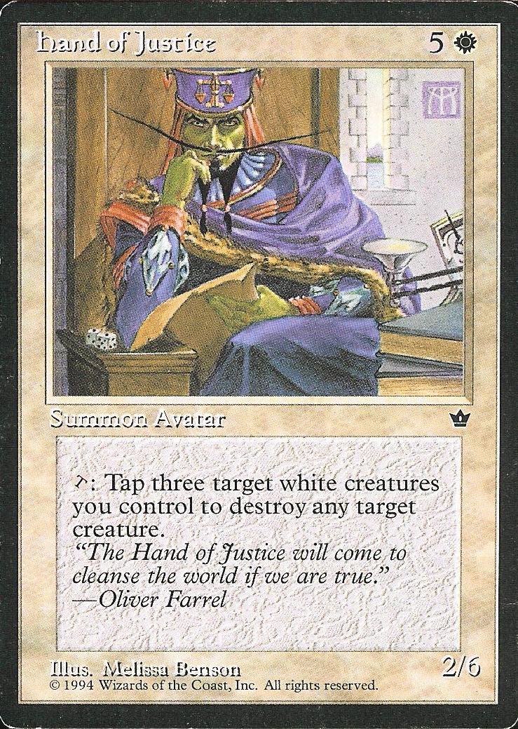 Hand of Justice (Fallen Empires) Heavy Play