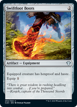 Swiftfoot Boots (Commander 2020 Ikoria) Near Mint