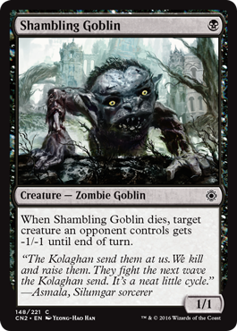 Shambling Goblin (Conspiracy: Take the Crown) Near Mint