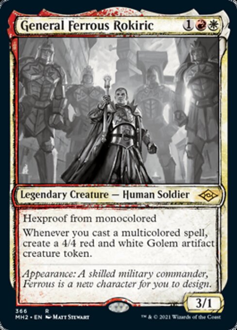 General Ferrous Rokiric (Showcase) (Modern Horizons 2) Near Mint Foil