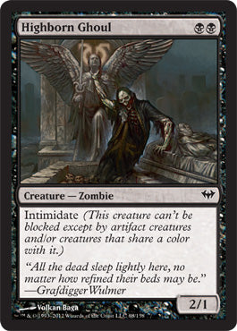 Highborn Ghoul (Dark Ascension) Medium Play