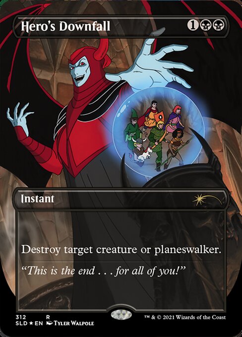 Hero's Downfall (Secret Lair) Near Mint Foil