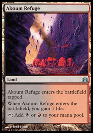 Akoum Refuge (Commander) Light Play
