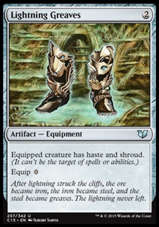 Lightning Greaves (Commander 2015) Light Play