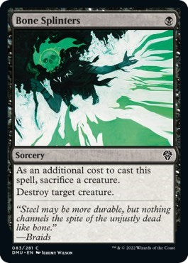 Bone Splinters (Dominaria United) Near Mint Foil