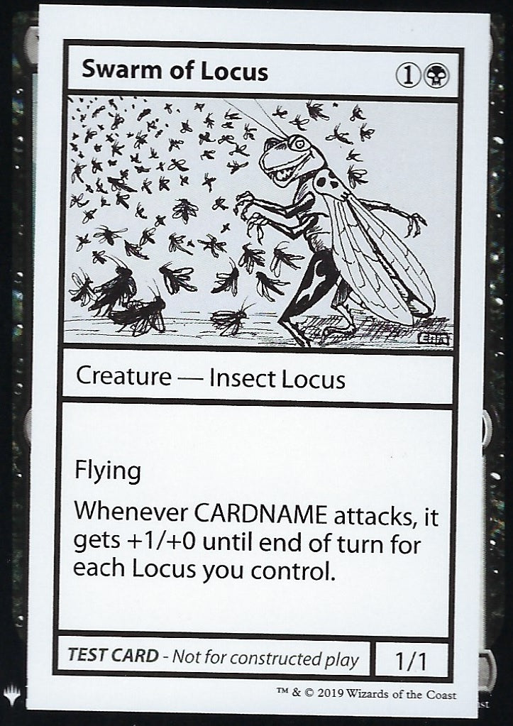 Swarm of Locus (Mystery Booster Test Print) Near Mint