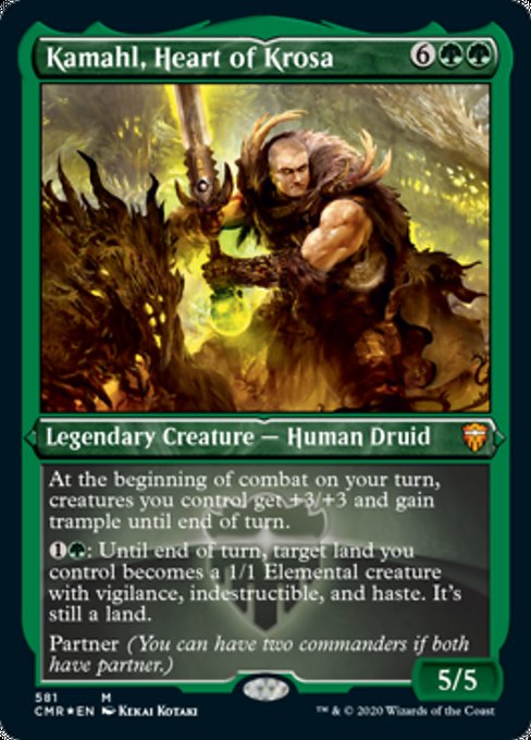 Kamahl, Heart of Krosa (Foil Etched) (Commander Legends) Near Mint Foil