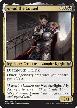 Arvad the Cursed (Dominaria) Light Play
