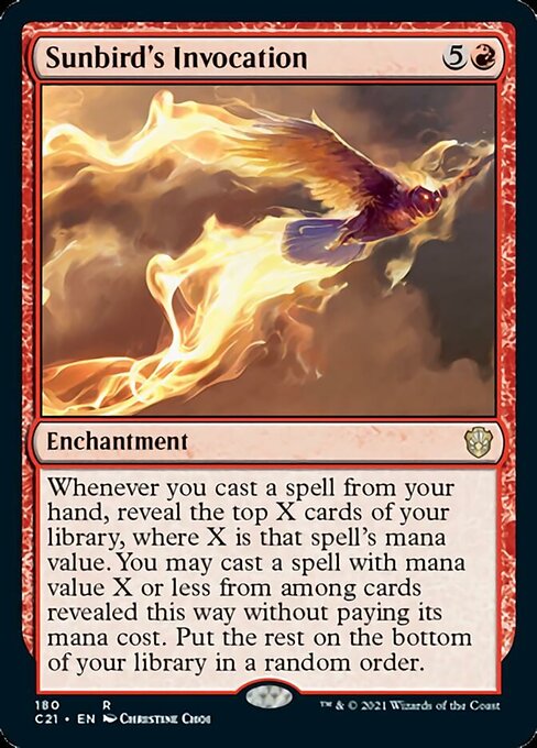 Sunbird's Invocation (Commander 2021 Strixhaven) Near Mint