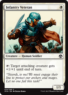 Infantry Veteran (Iconic Masters) Near Mint Foil
