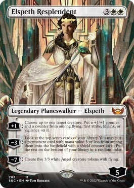 Elspeth Resplendent (Borderless) (Streets of New Capenna) Near Mint Foil