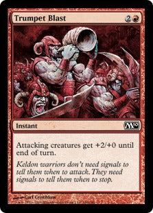 Trumpet Blast (Magic 2010 Core Set) Medium Play