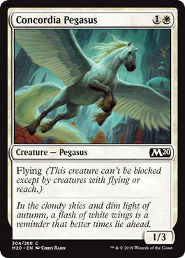 Concordia Pegasus (Magic 2020 Core Set) Medium Play