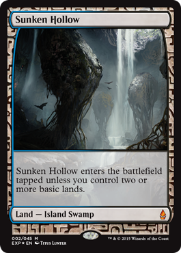 Sunken Hollow (Zendikar Expeditions) Near Mint Foil