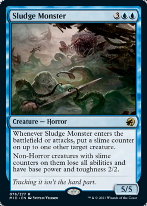 Sludge Monster (Innistrad: Midnight Hunt) Medium Play