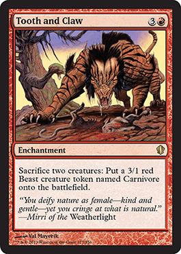 Tooth and Claw (Commander 2013 Edition) Light Play