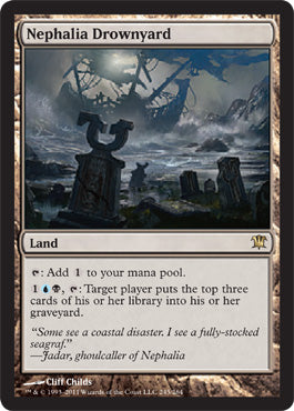 Nephalia Drownyard (Innistrad) Heavy Play Foil