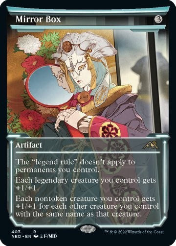 Mirror Box (Showcase) (Kamigawa: Neon Dynasty) Near Mint Foil