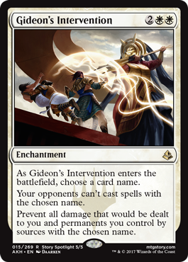 Gideon's Intervention (Amonkhet) Damaged / Poor