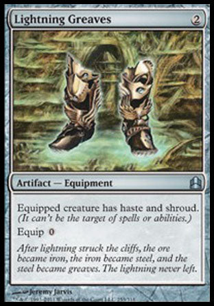 Lightning Greaves (Commander) Medium Play