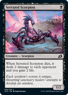 Serrated Scorpion (Ikoria: Lair of Behemoths) Near Mint