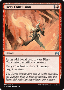 Fiery Conclusion (Magic Origins) Medium Play