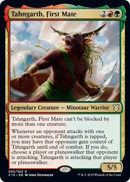 Tahngarth, First Mate (Commander 2019) Near Mint