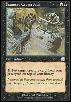 Haunted Crossroads (Mercadian Masques) Near Mint