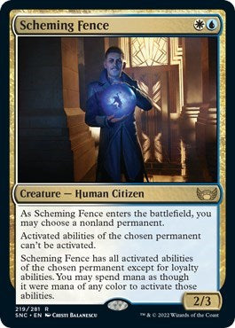 Scheming Fence (Streets of New Capenna) Near Mint