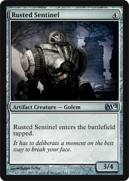 Rusted Sentinel (Magic 2012 Core Set) Medium Play