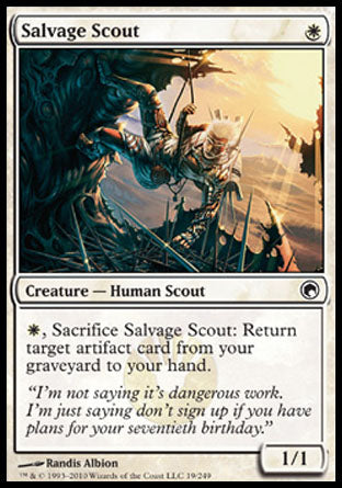 Salvage Scout (Scars of Mirrodin) Light Play