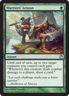 Warriors' Lesson (Theros) Near Mint