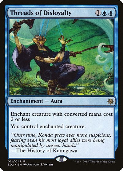 Threads of Disloyalty (Explorers of Ixalan) Light Play