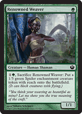 Renowned Weaver (Journey into Nyx) Medium Play Foil