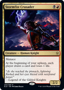 Stormfist Crusader (Throne of Eldraine) Light Play